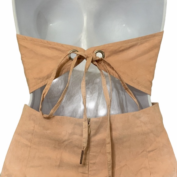 WYLDR by Revolve Infinity Halter Mini Dress Blush - Picture 9 of 14